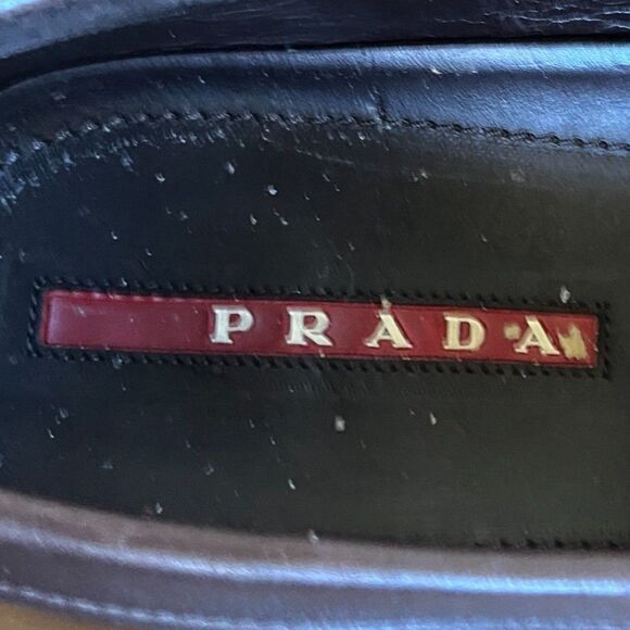 Prada Brown Leather Loafers main image 5